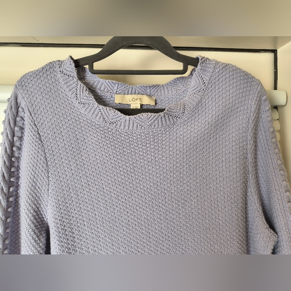 Ann Taylor Loft Women's Lavender Long Sweater Size Medium - Picture 6 of 14